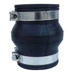 Clamp type flexible rubber expansion joint